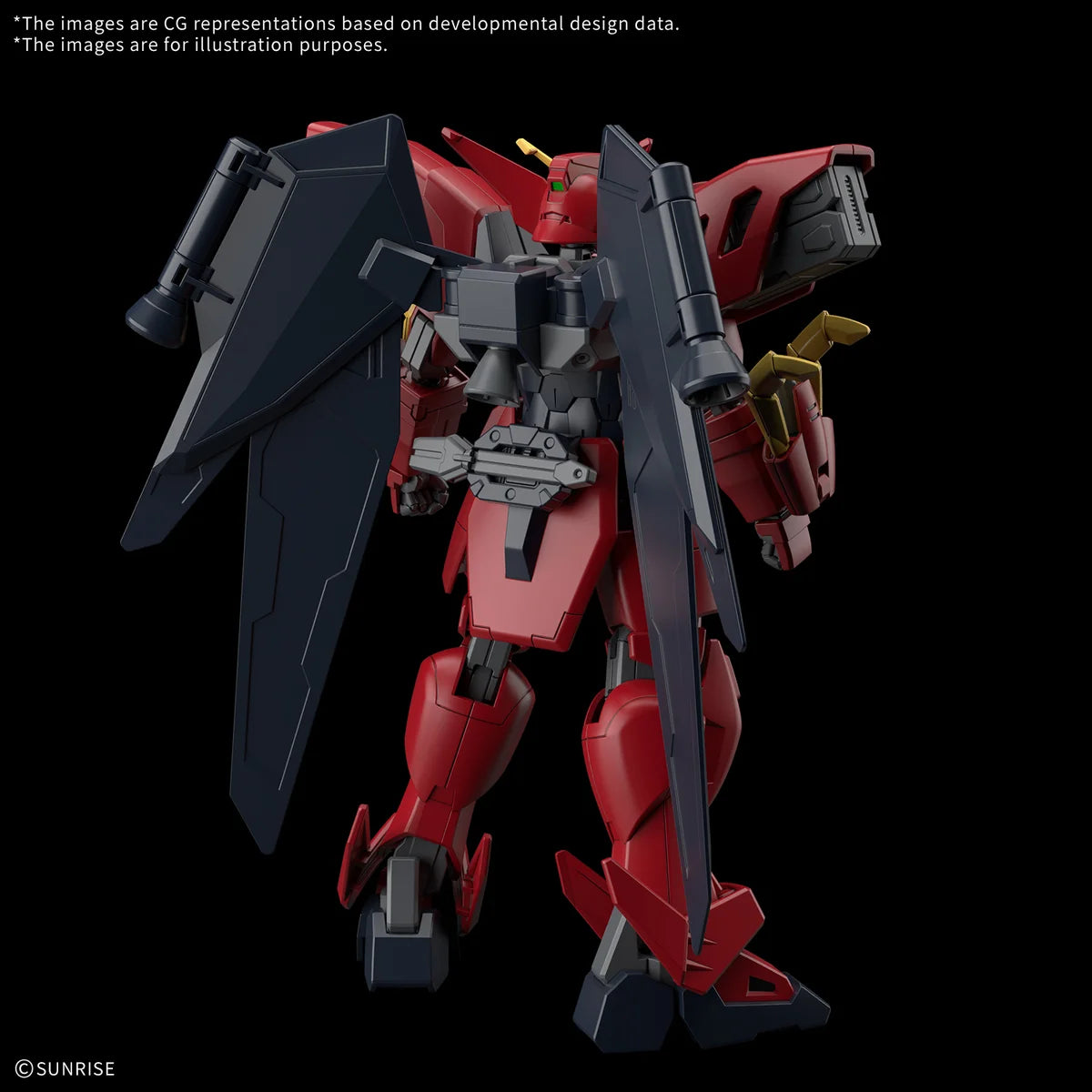 Gunpla HG 1/144 Gundam Virsago - Vue de dos