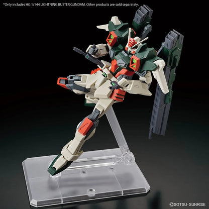 Gunpla HG 1/144 Lightning Buster Gundam - Posing cannons rangés