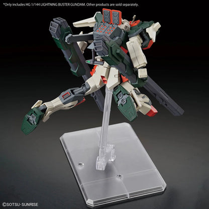 Gunpla HG 1/144 Lightning Buster Gundam - Posing vue de dos
