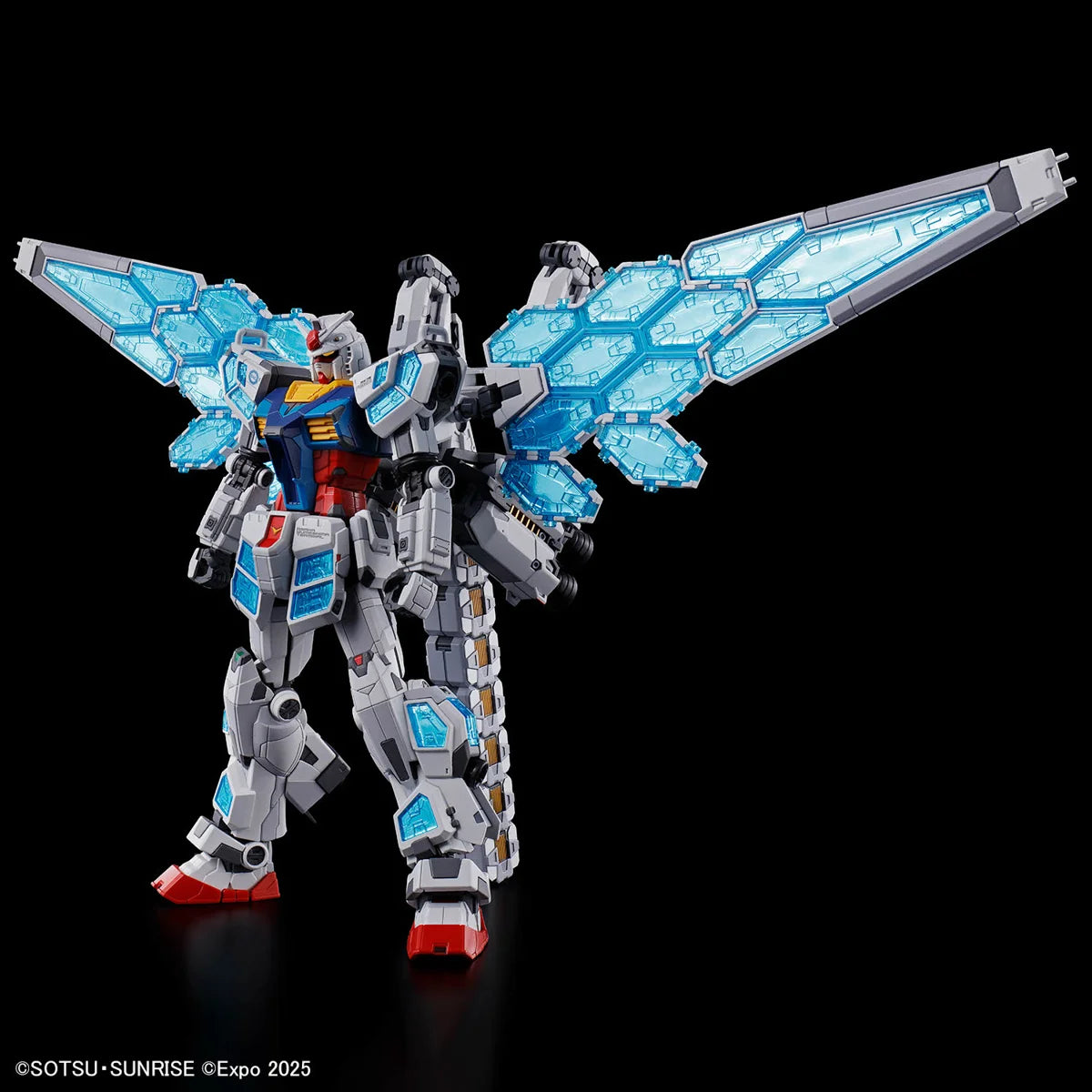 HG 1/144 RX-78F00/E Feather Unit - maquette montée avec ailes