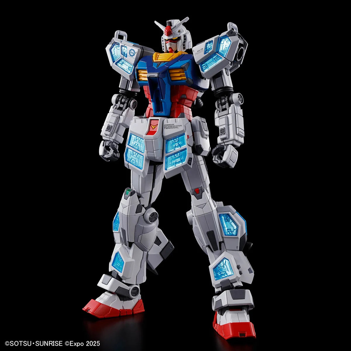 HG 1/144 RX-78F00/E Feather Unit - maquette montée sans ailes