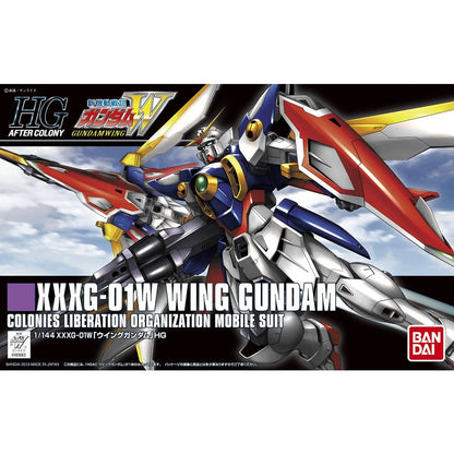 HG 1/144 Wing Gundam - Boîte Bandai
