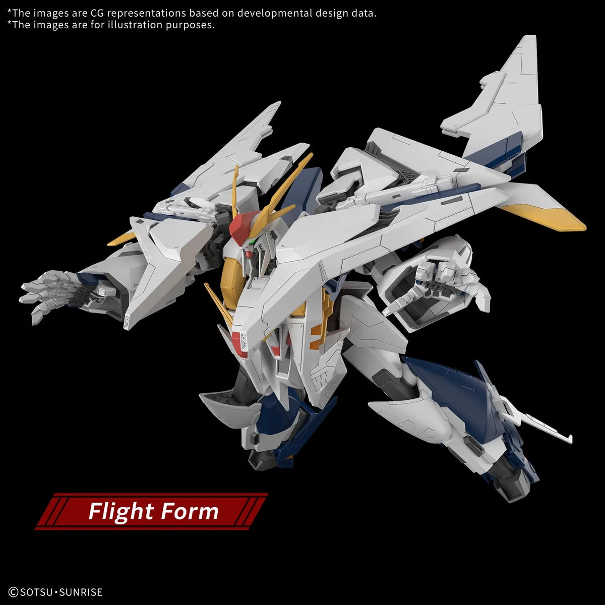 HG 1/144 XI Gundam The Sorcery of Nymph Circe - flight mode