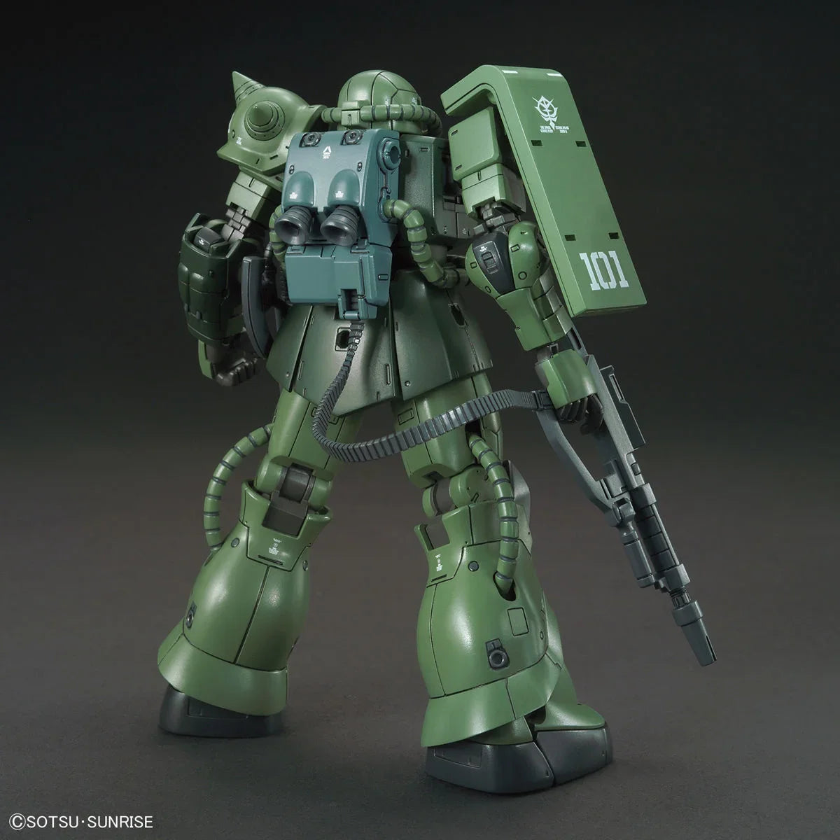 HG 1/144 Zaku Gundam The Origin - Vue de dos