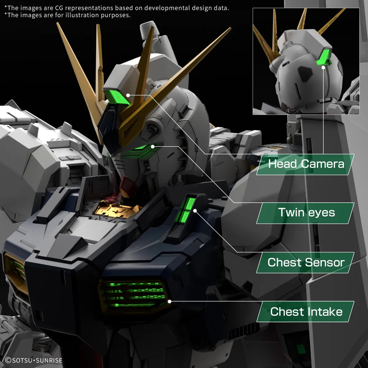 PG Unleashed 1/60 Led Unit For v-Gundam - présentation