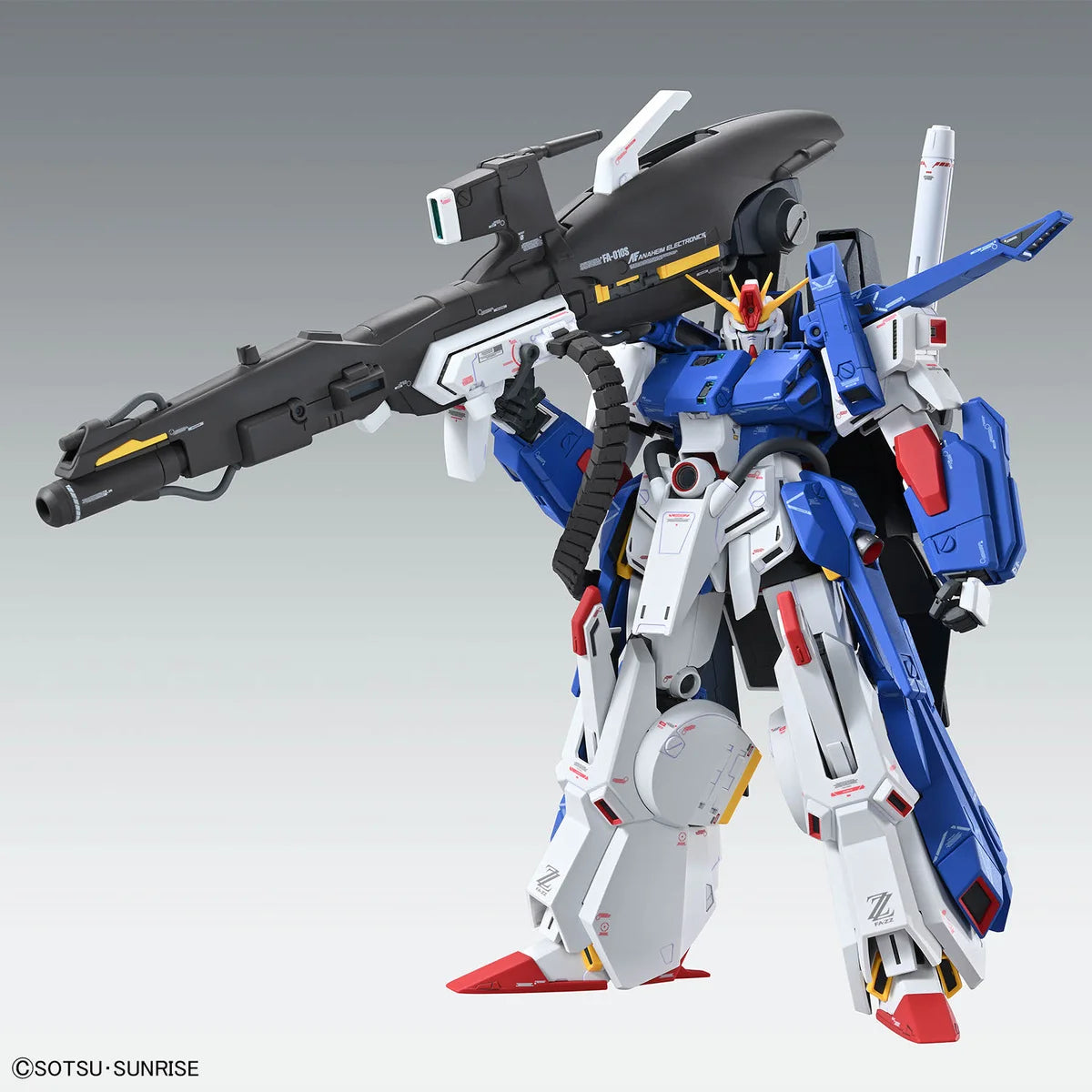 Gunpla Full Armor ZZ Gundam ver ka MG 1/100 – avec canon sur l'épaule
