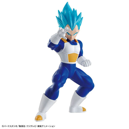 Model Kit Dragon Ball Z Vegeta Super Saiyan God EG - maquette montée vu avant