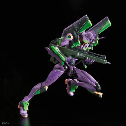 Model Kit Evangelion Unit 01 - RG - maquette montée pose courir