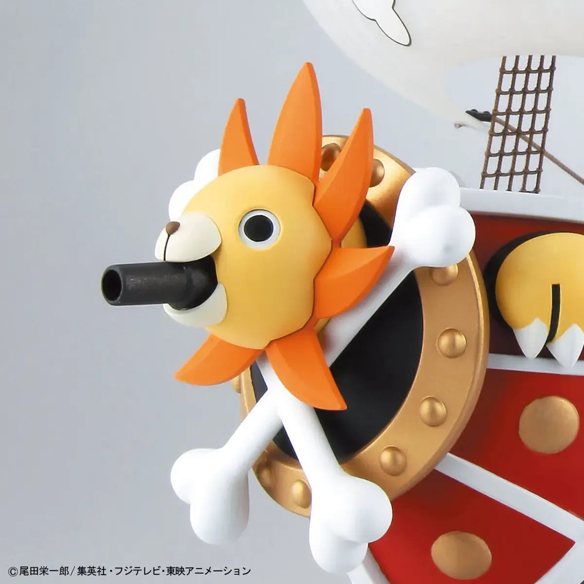 One Piece Thousand Sunny Land of Wanokuni version - Maquette montée vue du canon