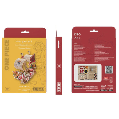Maquette en bois One Piece Thousand Sunny - packaging