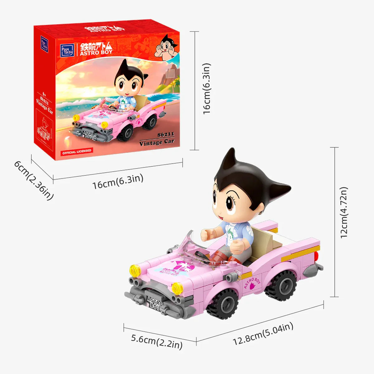 Pantasy Astro Boy Vintage Car - boîte et dimension 