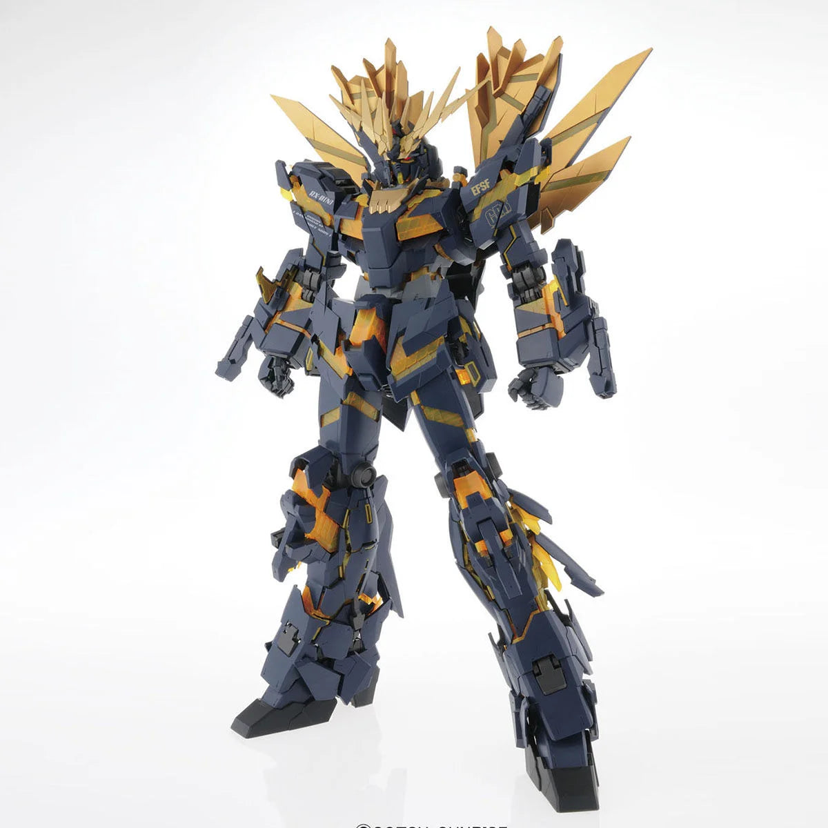 Gunpla PG 1/60 RX-0[N] Unicorn Gundam 02 Banshee Norn - Vue de face destroy mode