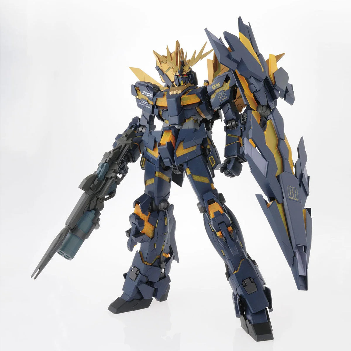 Gunpla PG 1/60 RX-0[N] Unicorn Gundam 02 Banshee Norn - Vue de face