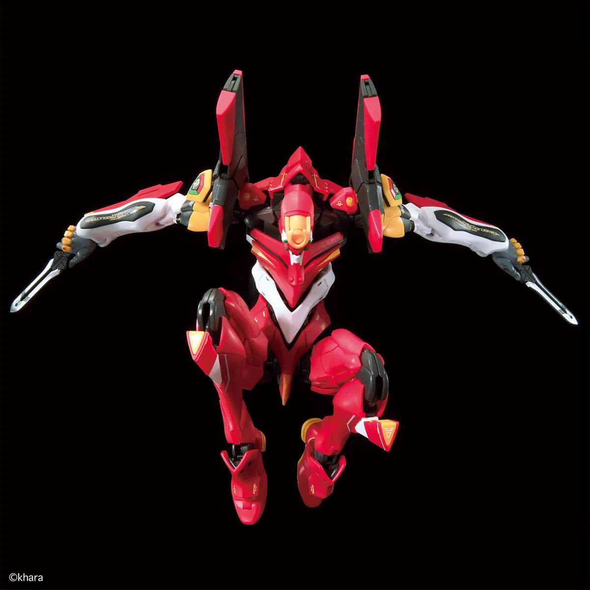 RG Evangelion Production Model-02 - Posing couteaux