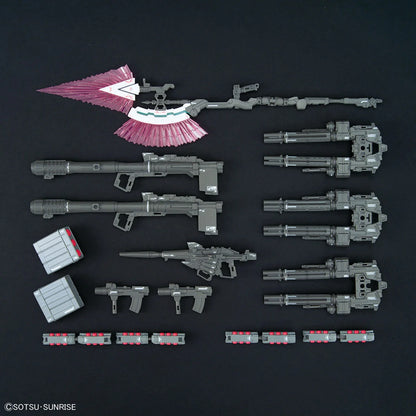 RG 1/144 RX-0 Full Armor Unicorn Gundam - Une partie des armes