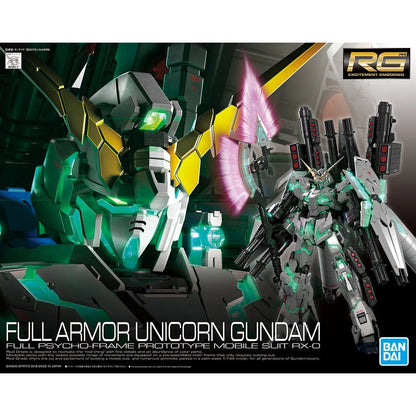 RG 1/144 RX-0 Full Armor Unicorn Gundam - Boîte Bandai