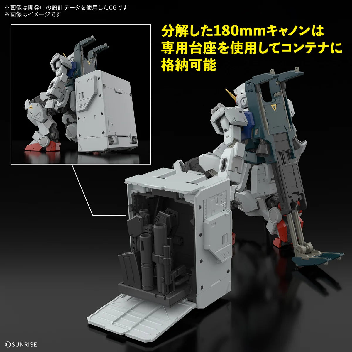 RG 1/144 Gundam Ground Type - Backpack