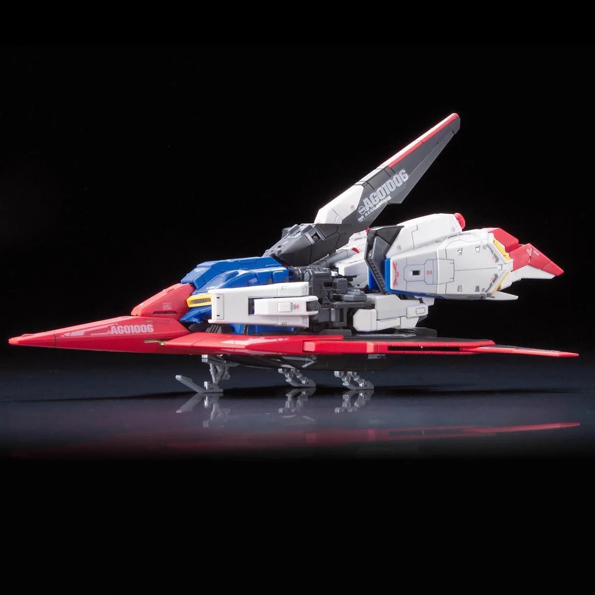 Gunpla RG Zeta Gundam- Mode avion vue de côté