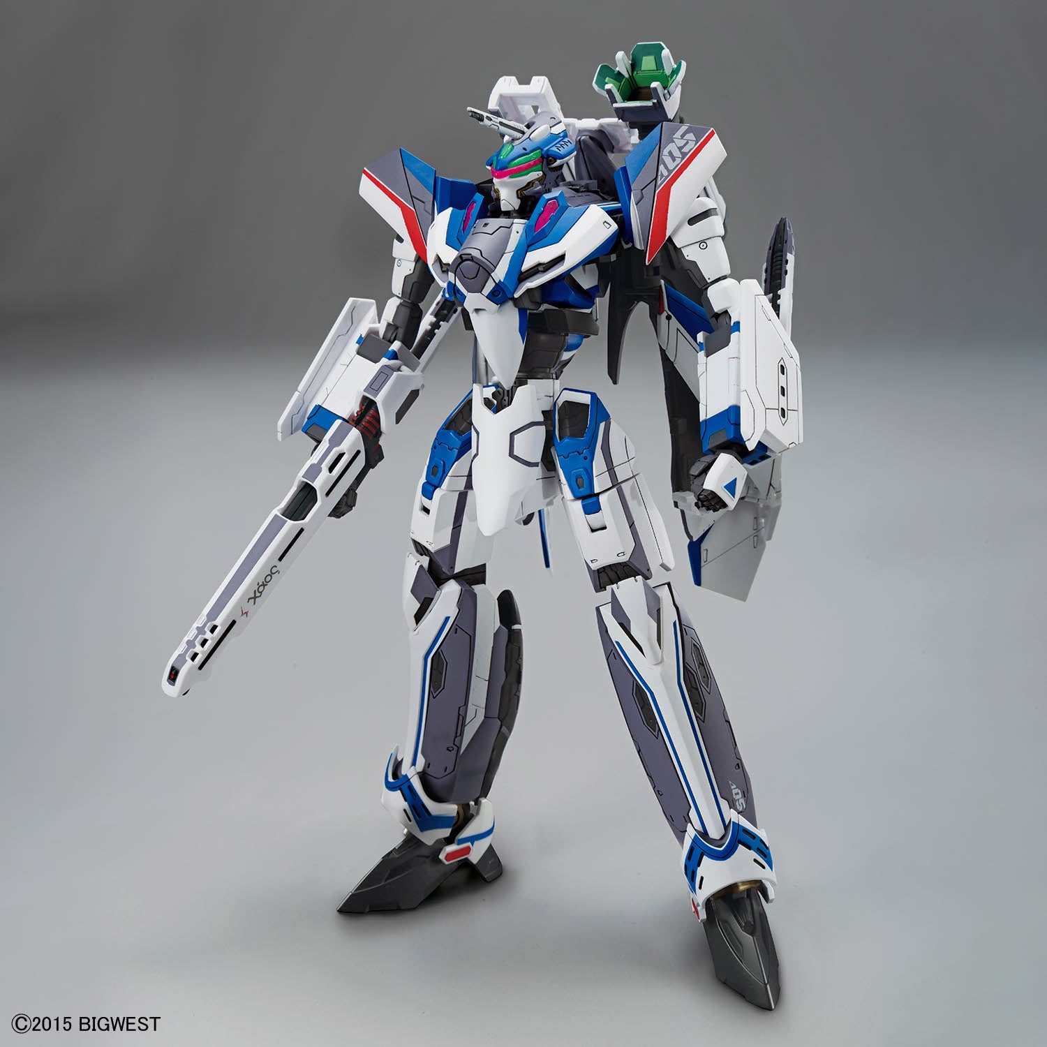 MACROSS - HG 1/100 VF-31J Siegfried (Hayate Immelmann Use) - maquette montée
