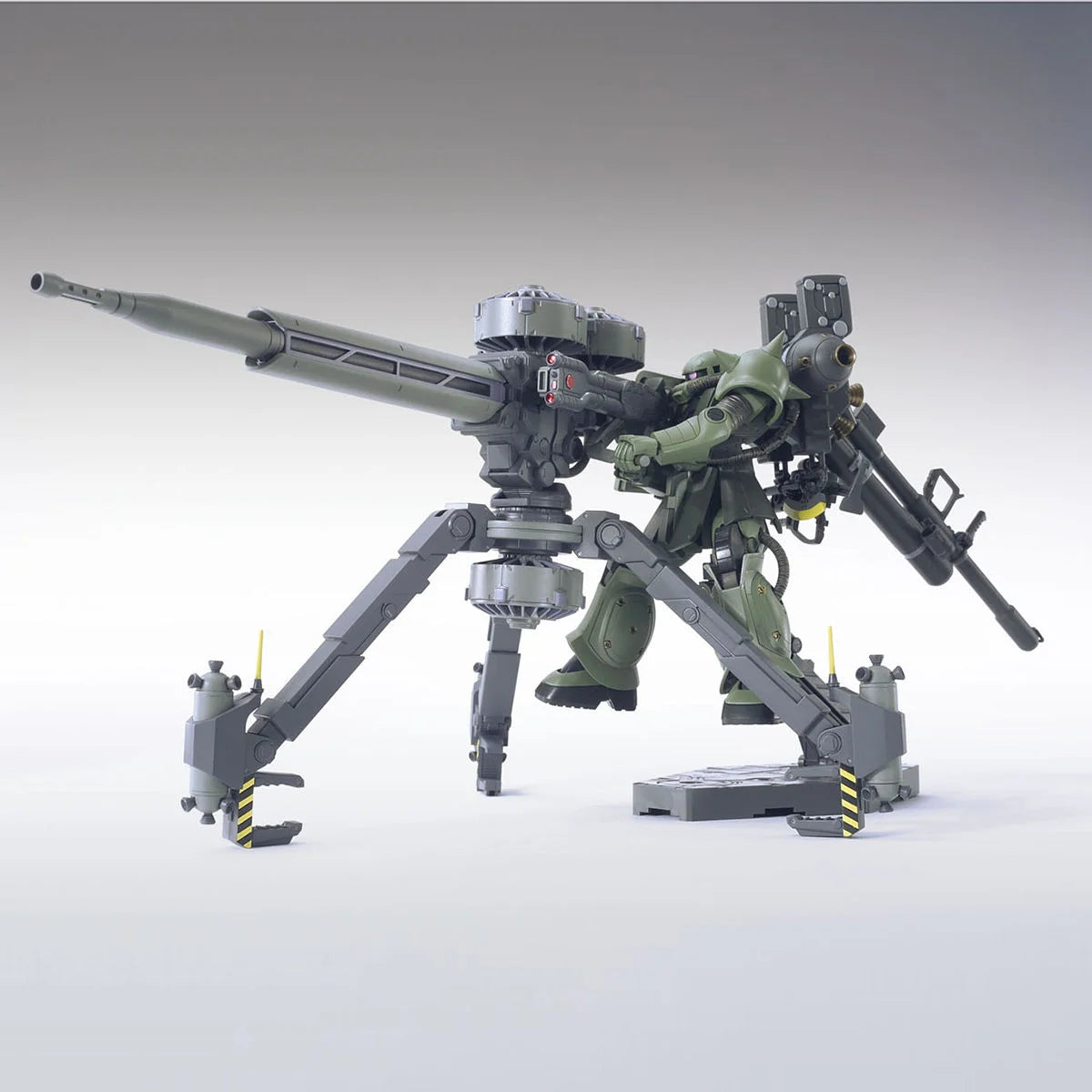 Gunpla HG MS-06 Zaku II + Big Gun Set - armement